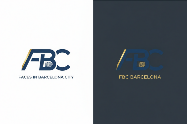 FACES IN BARCELONA CITY